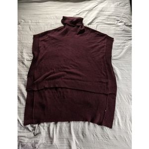 New York & Company S/M cowl neck poncho